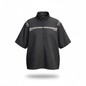 Nike Golf Men’s XL Black short sleeve 1/4 zip windbreaker pullover jacket